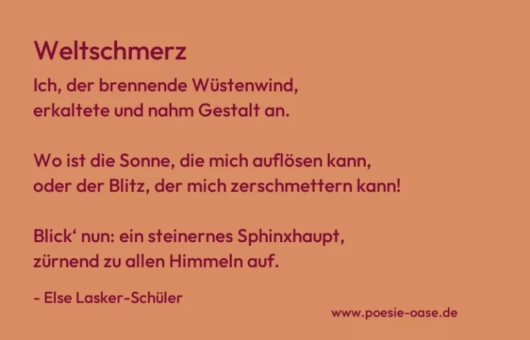 Weltschmerz