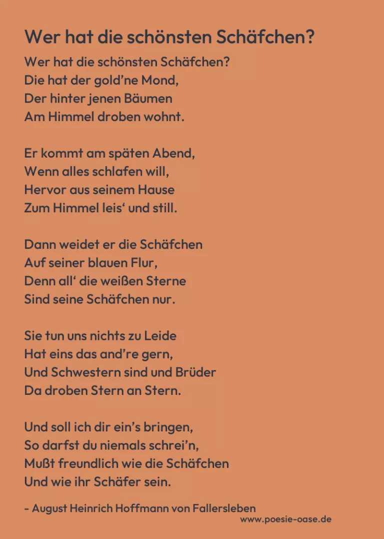 Wer hat die schönsten Schäfchen?