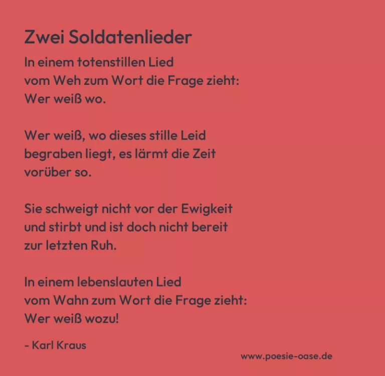 Zwei Soldatenlieder