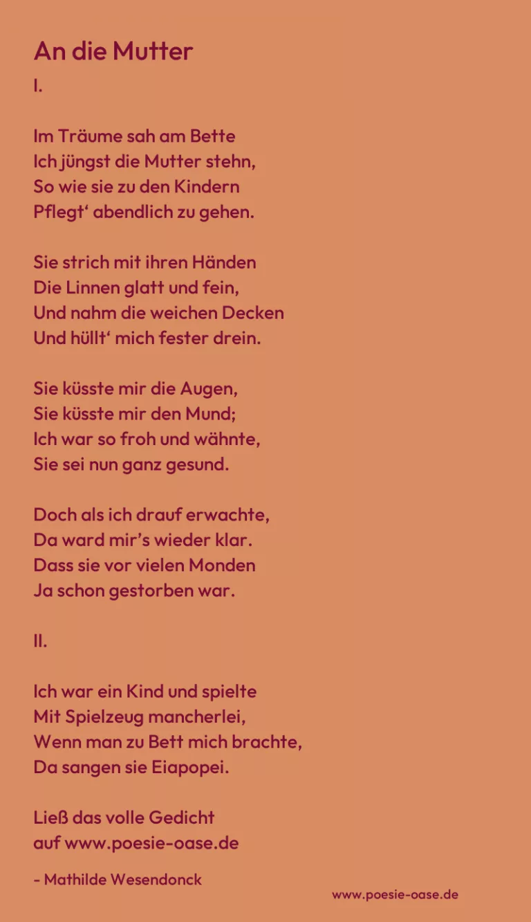 An die Mutter