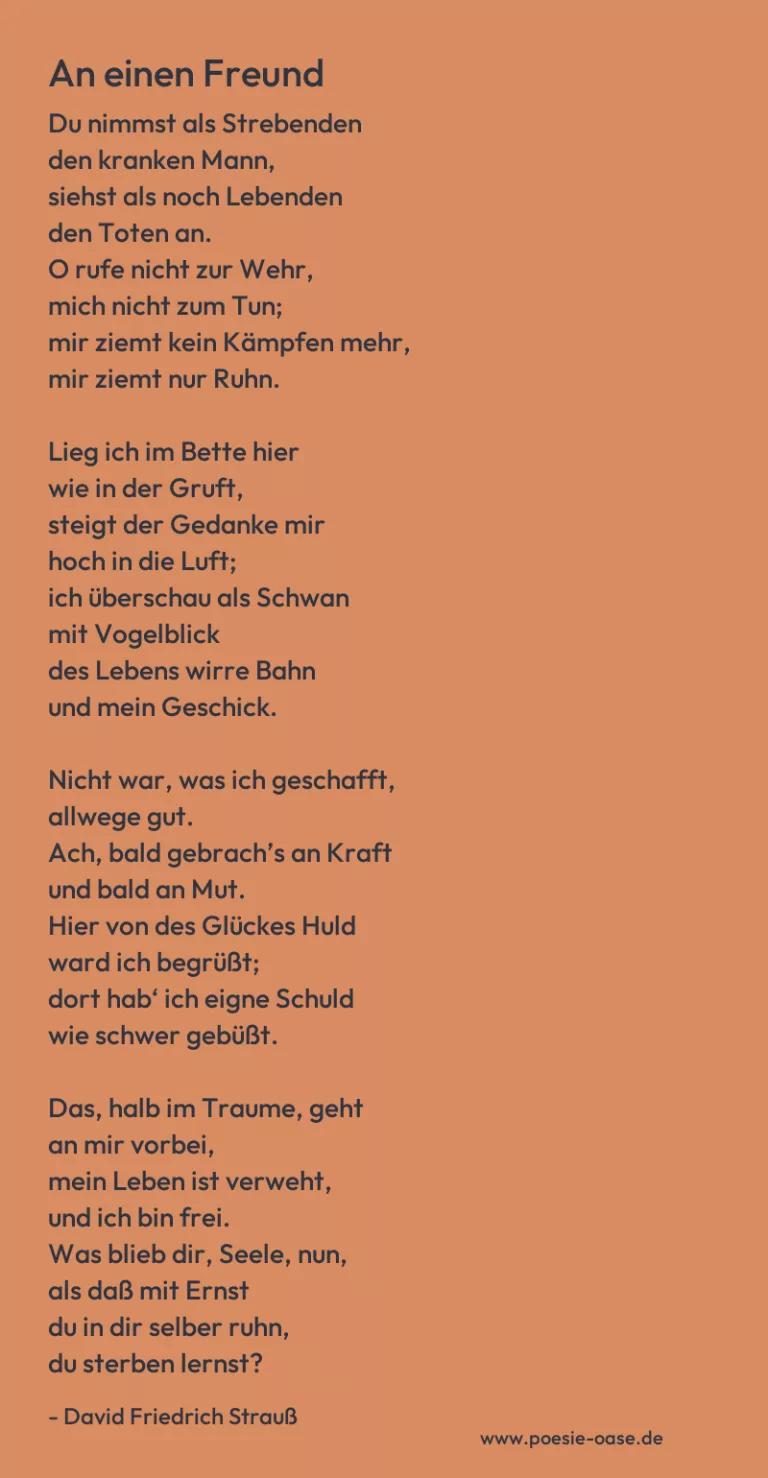 An einen Freund