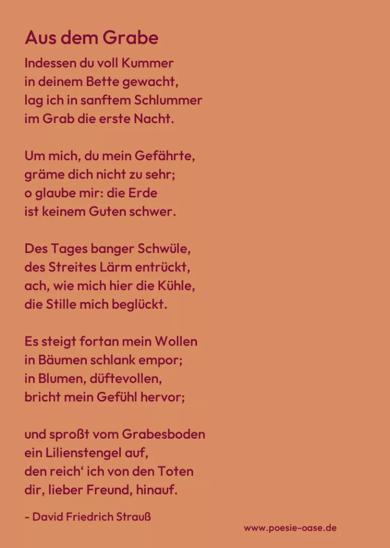 Aus dem Grabe