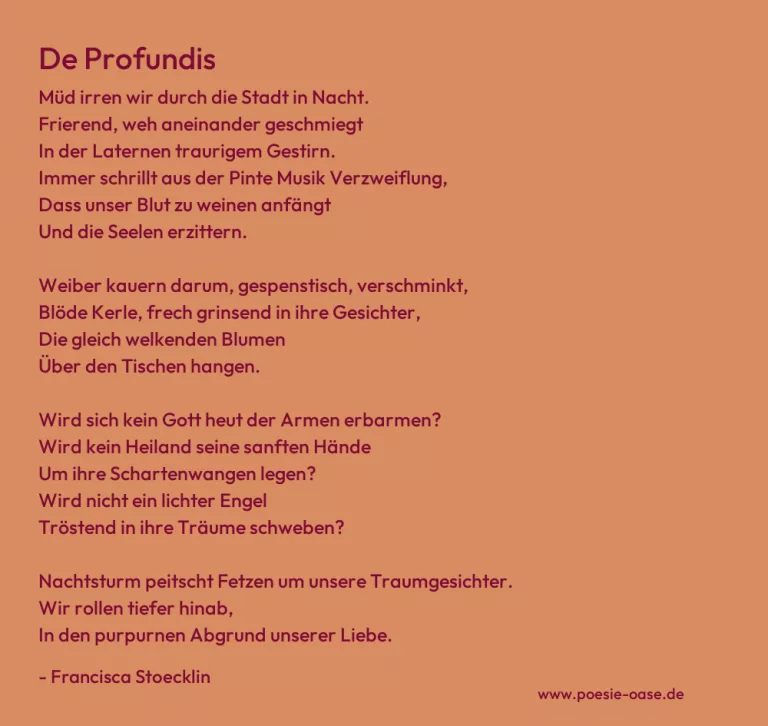 De Profundis