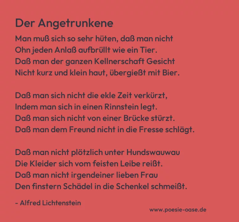 Der Angetrunkene