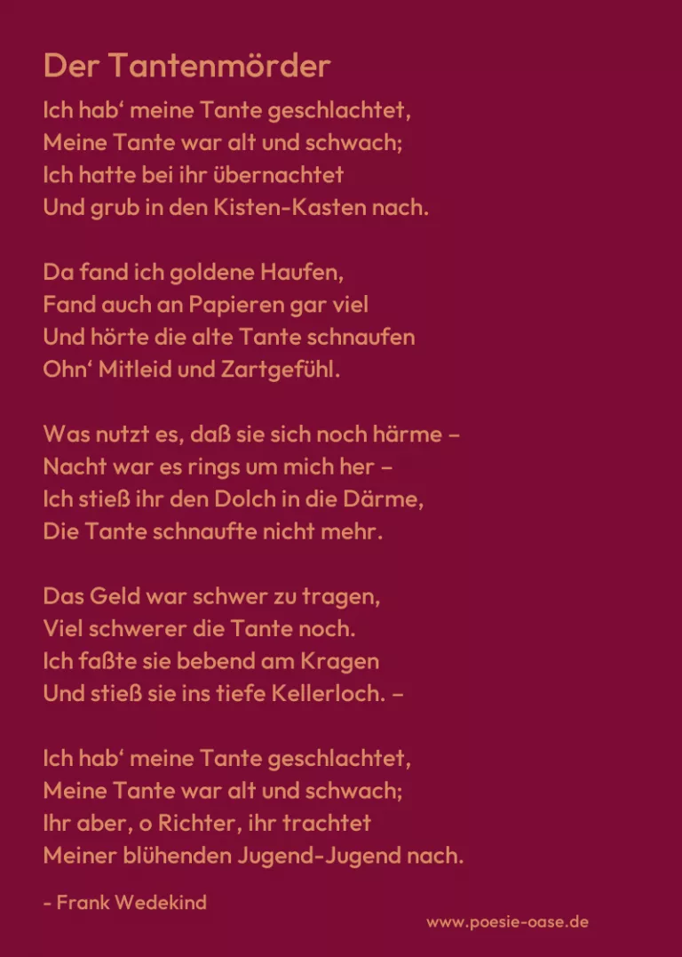 Der Tantenmörder