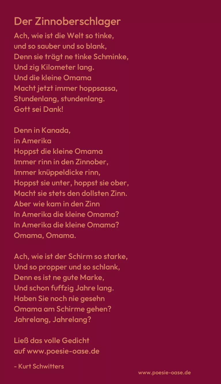 Der Zinnoberschlager