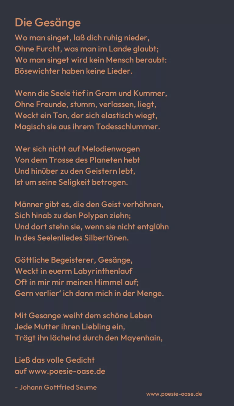 Die Gesänge