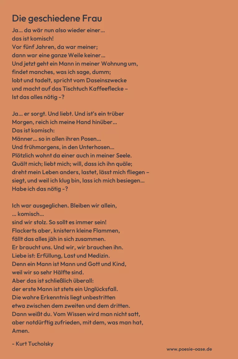 Die geschiedene Frau