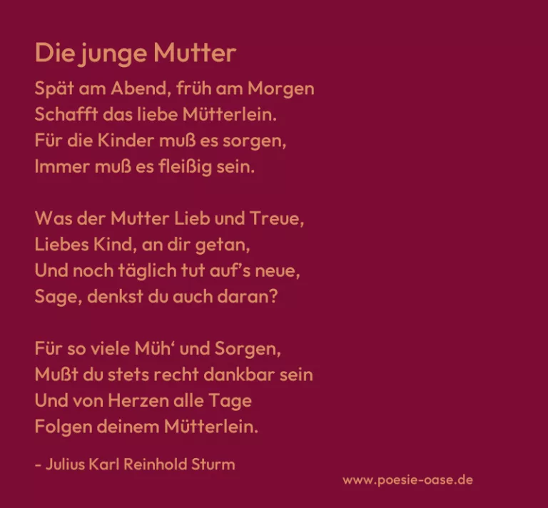 Die junge Mutter