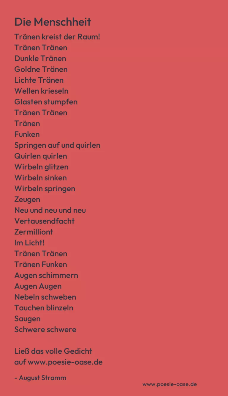 Die Menschheit