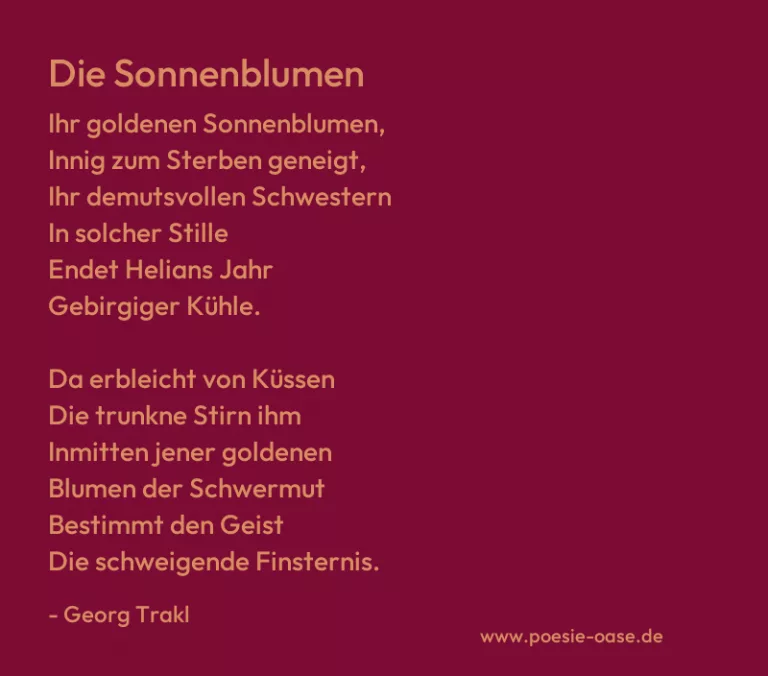 Die Sonnenblumen