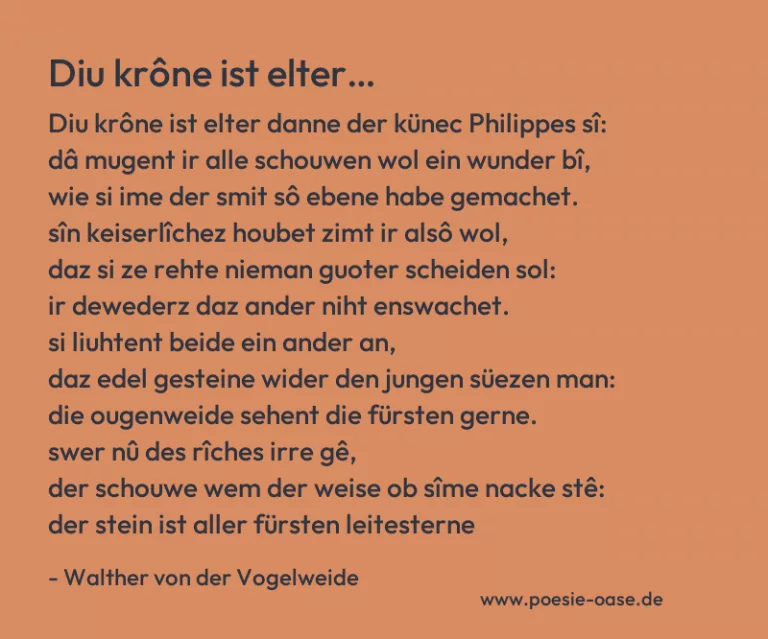 Diu krône ist elter…