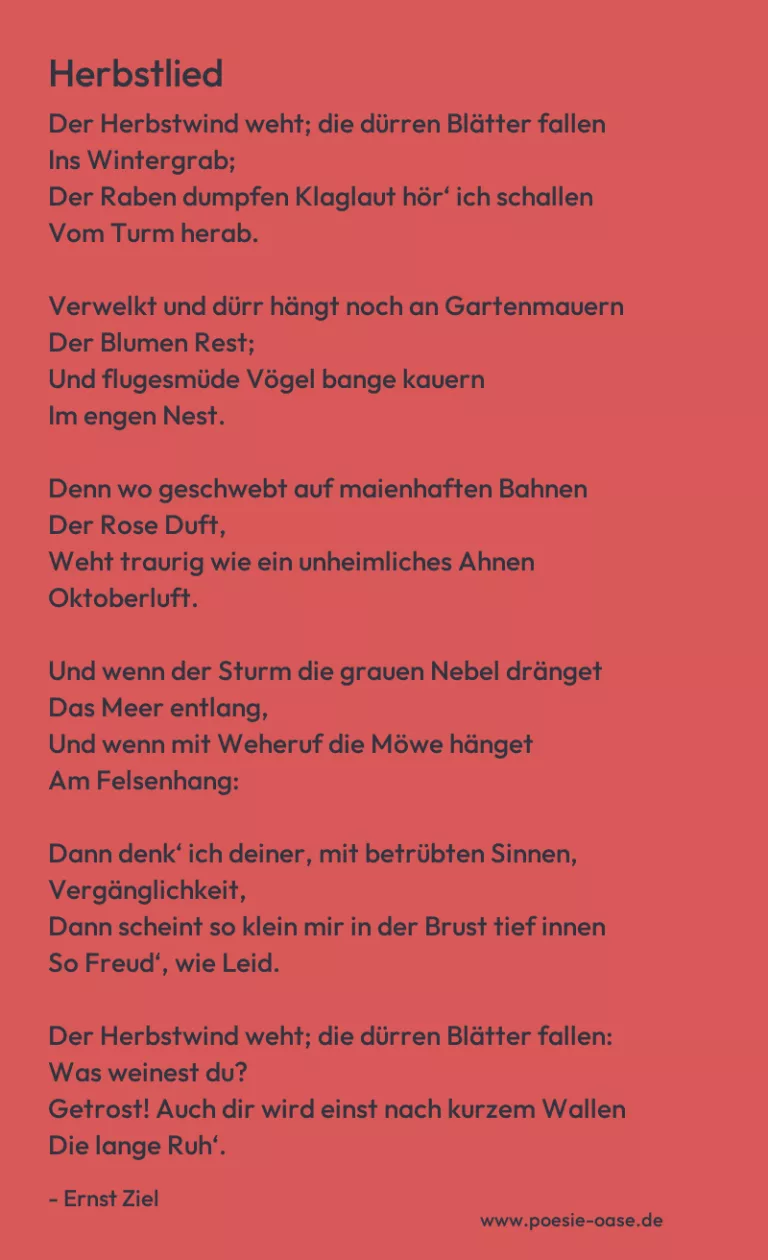 Herbstlied