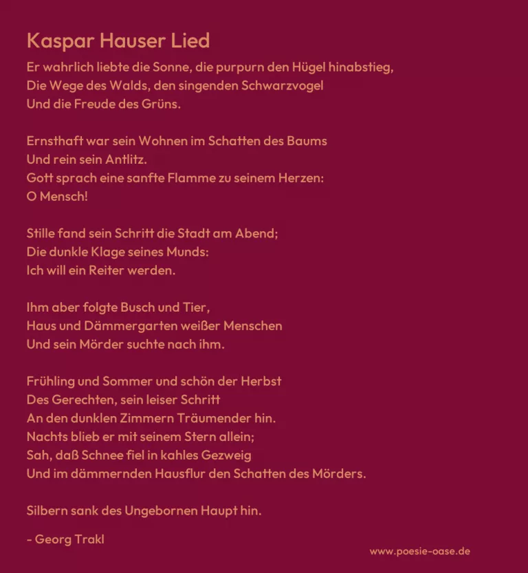 Kaspar Hauser Lied