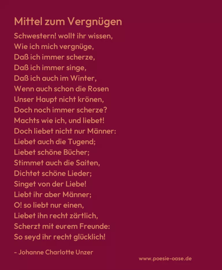 Mittel zum Vergnügen