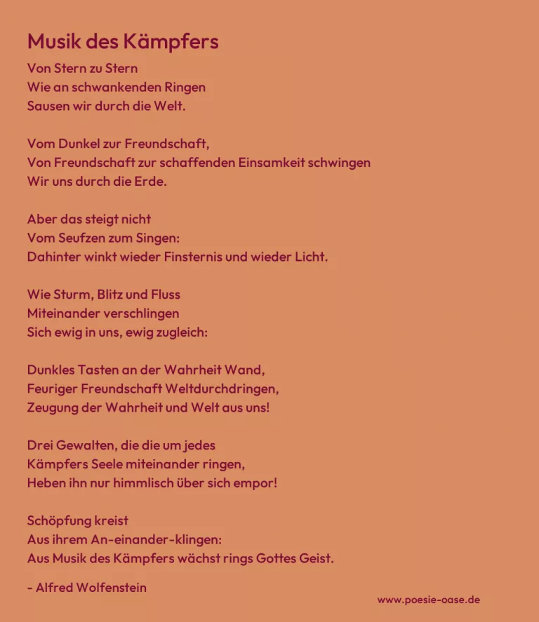 Musik des Kämpfers