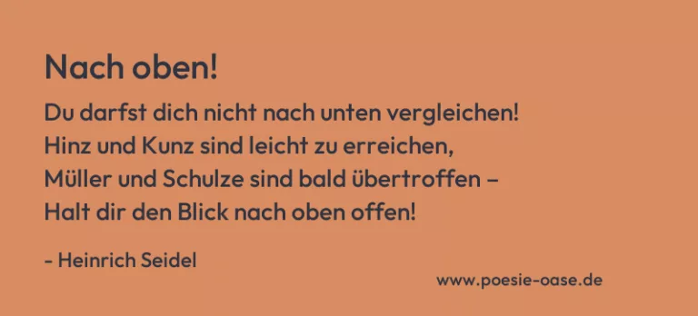Nach oben!
