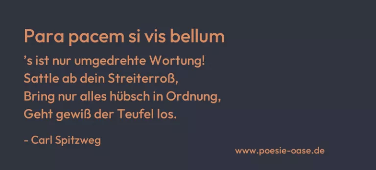 Para pacem si vis bellum