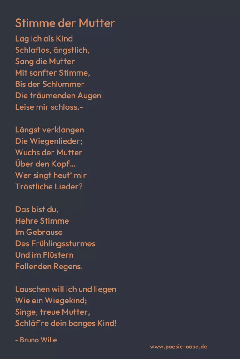 Stimme der Mutter