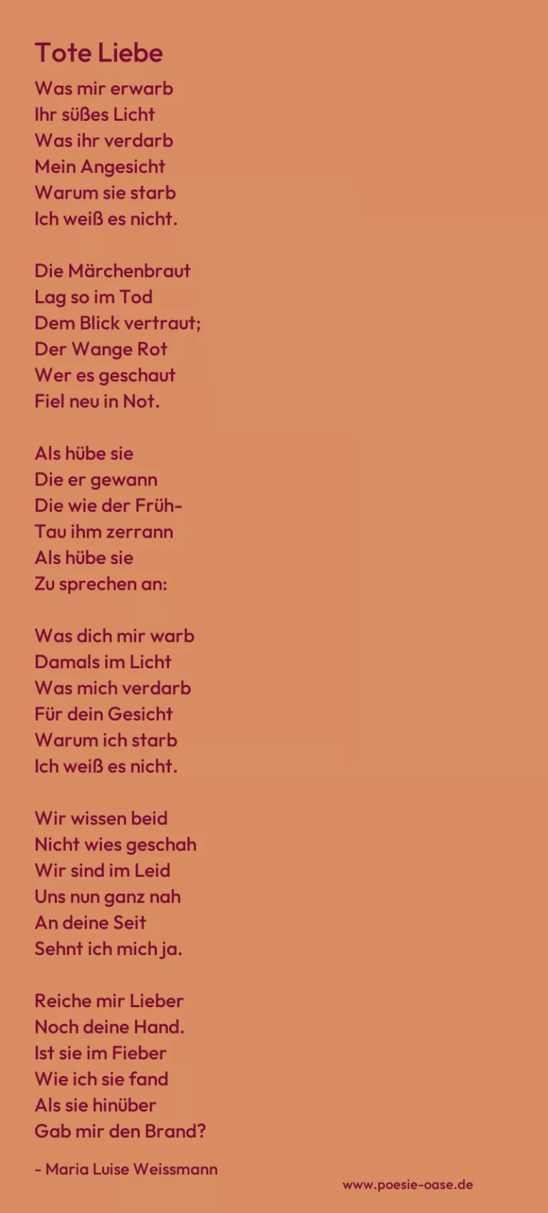 Tote Liebe