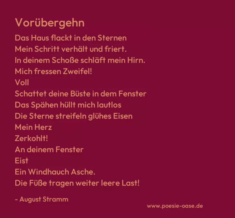 Vorübergehn