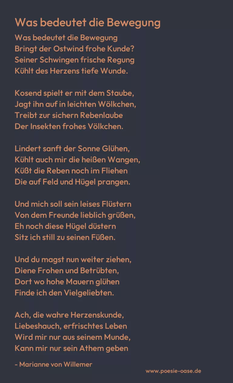 Was bedeutet die Bewegung