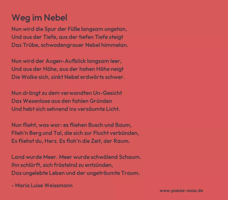 Weg im Nebel