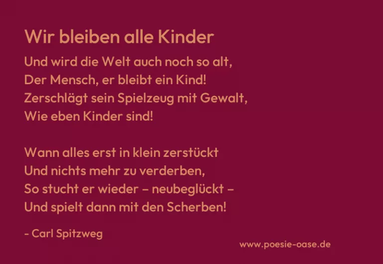 Wir bleiben alle Kinder