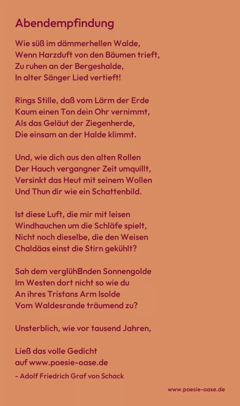 Abendempfindung