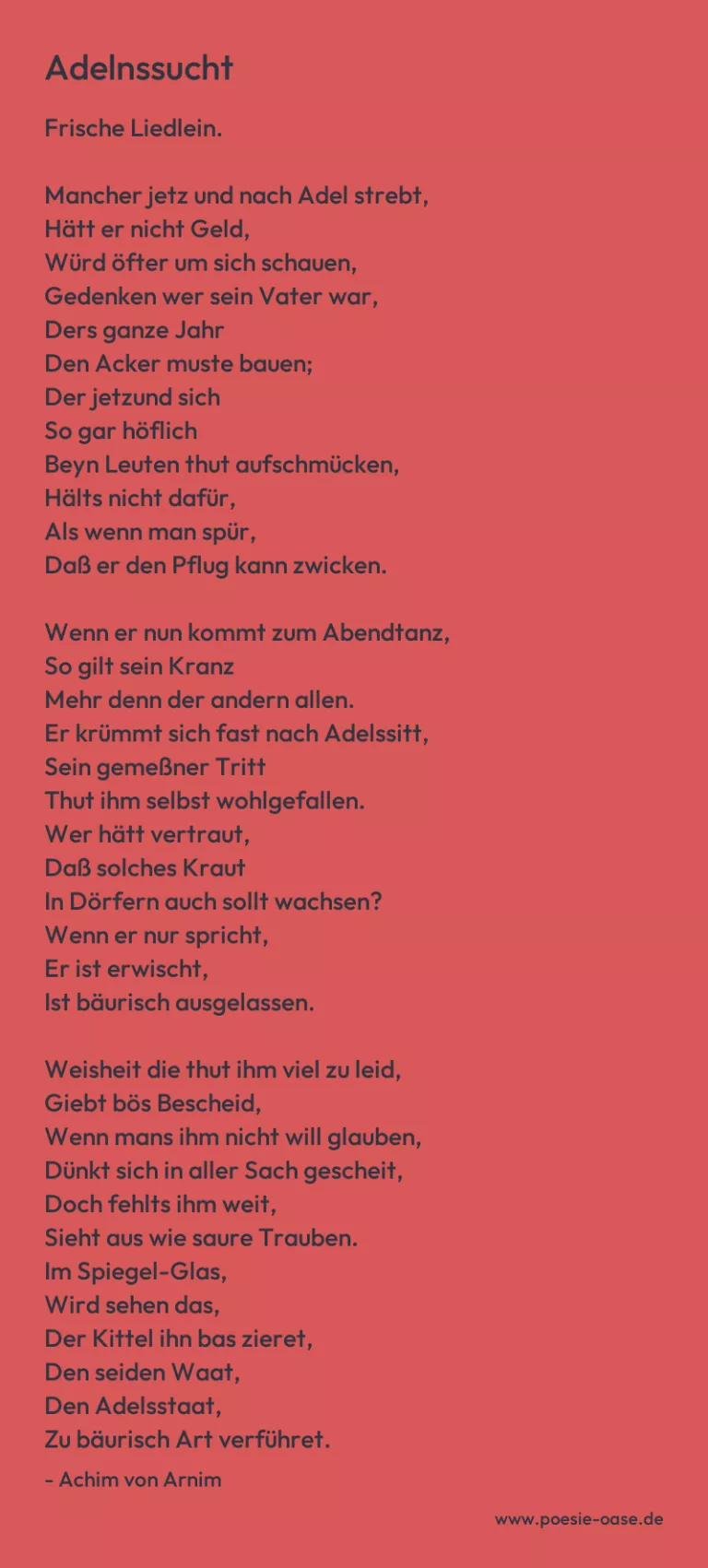 Adelnssucht