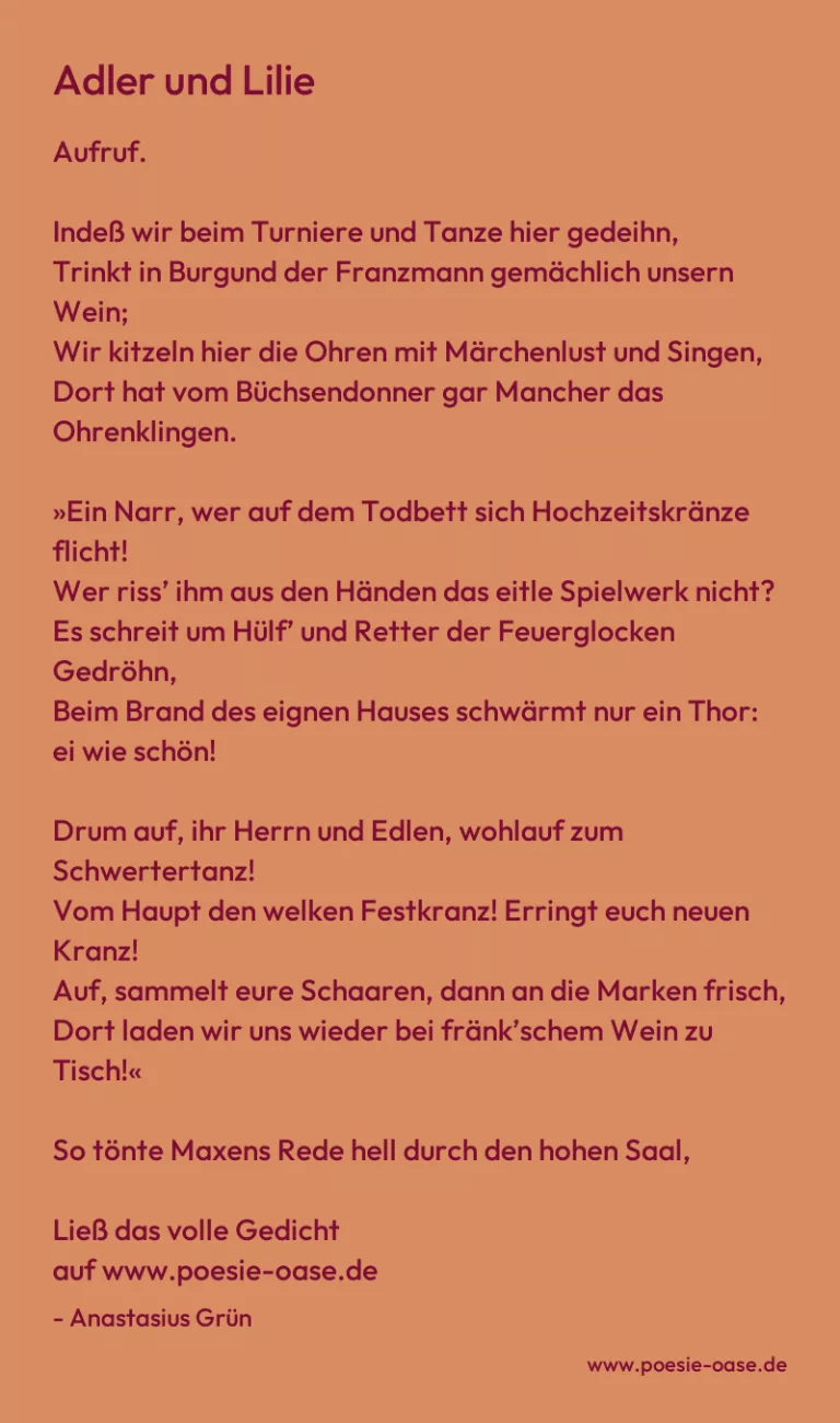 Adler und Lilie