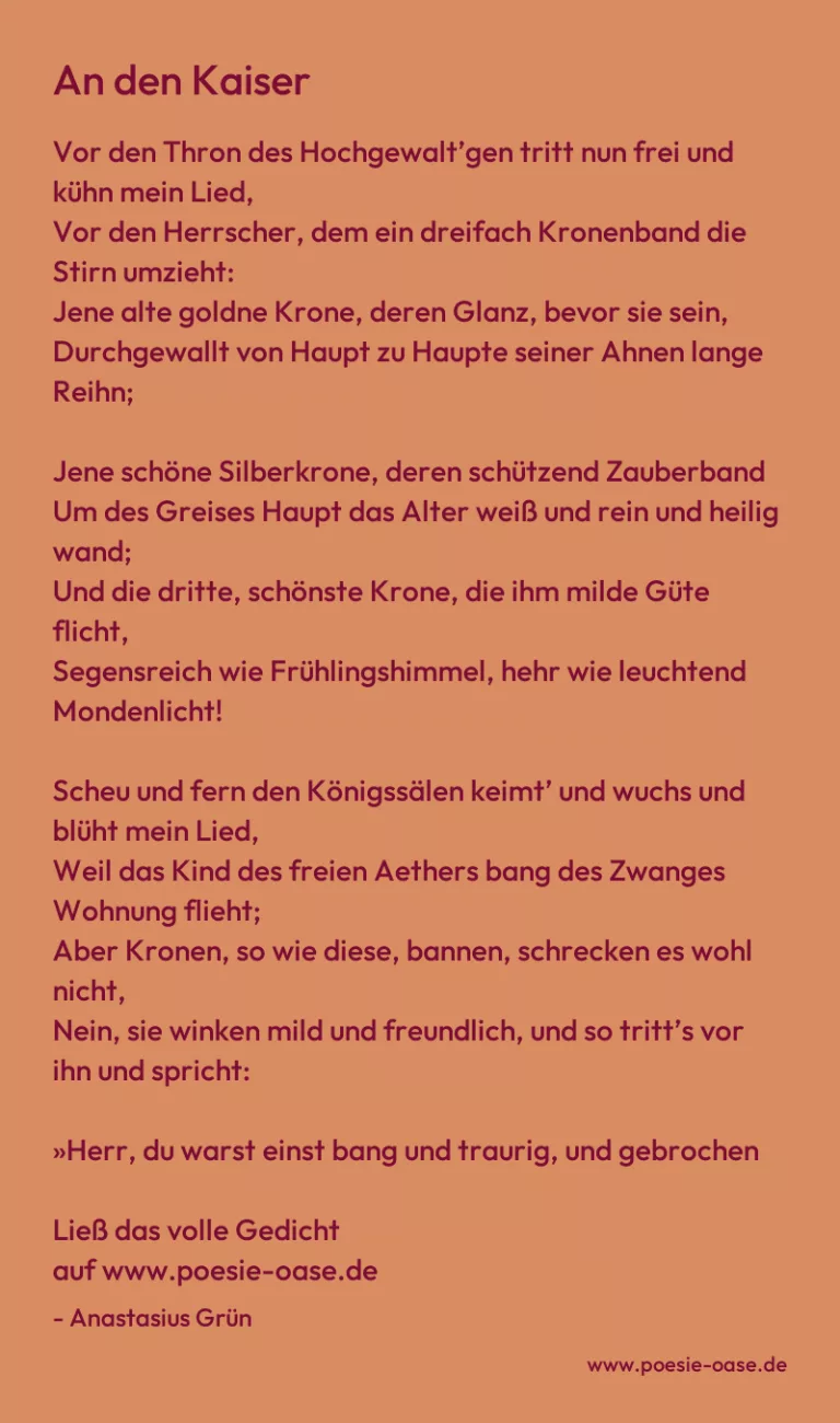 An den Kaiser