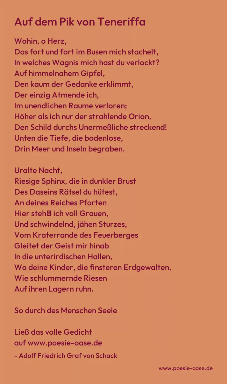 Auf dem Pik von Teneriffa