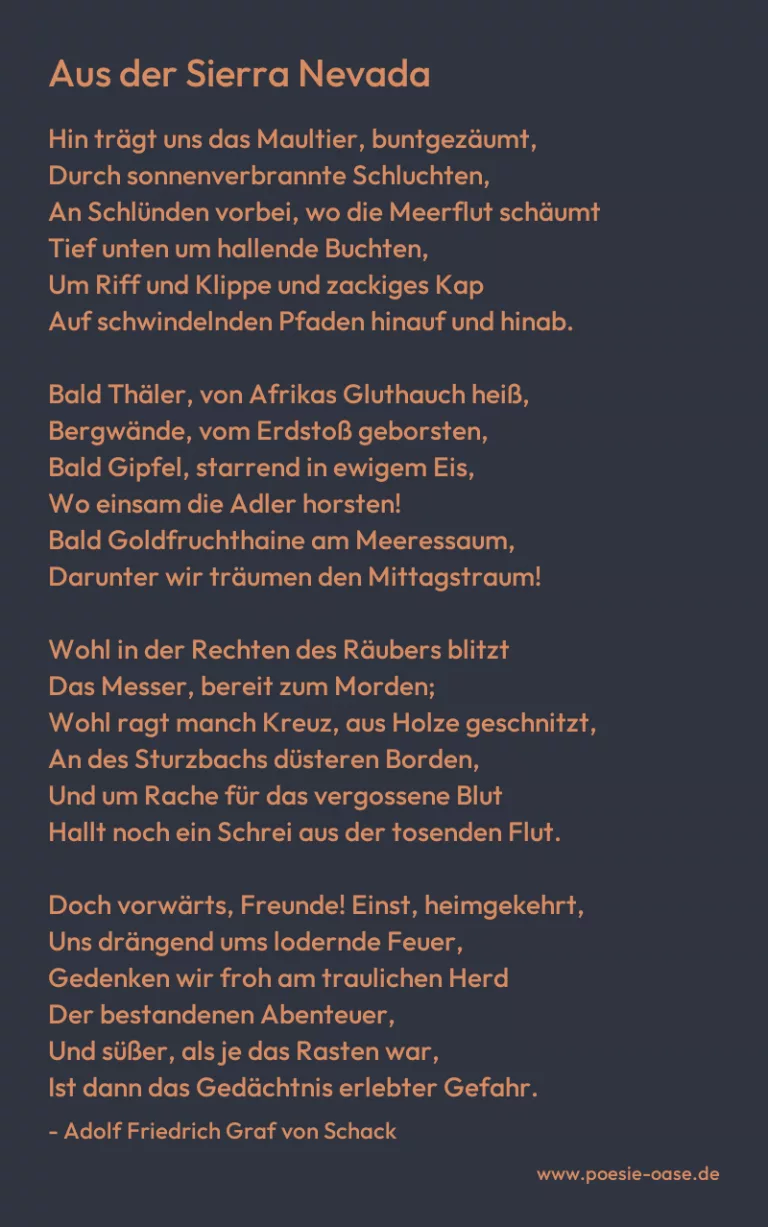 Aus der Sierra Nevada