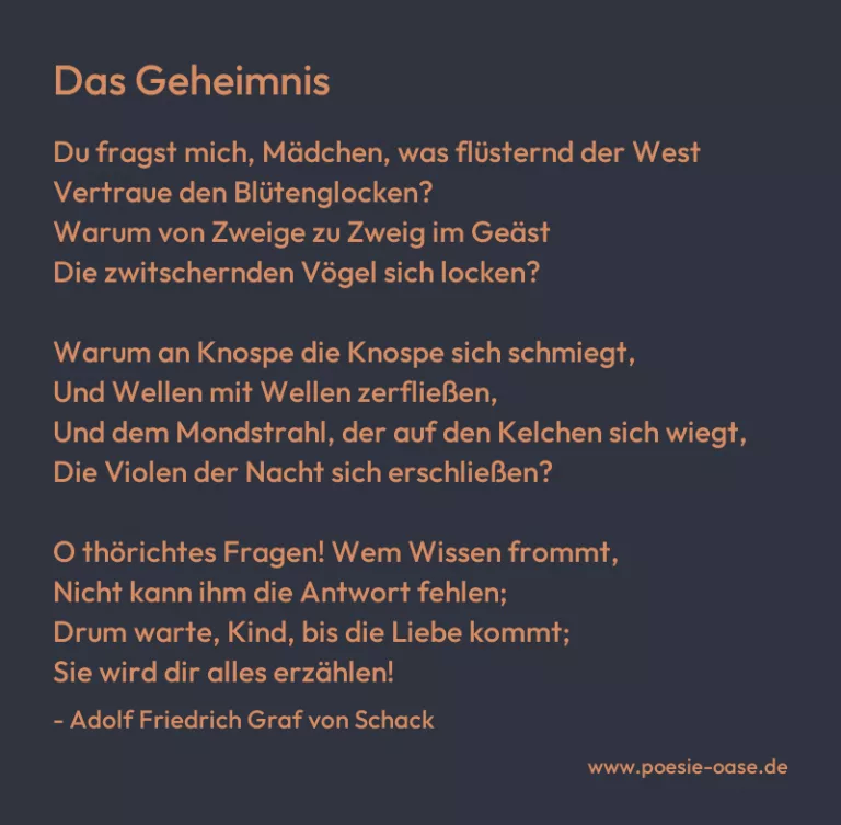 Das Geheimnis