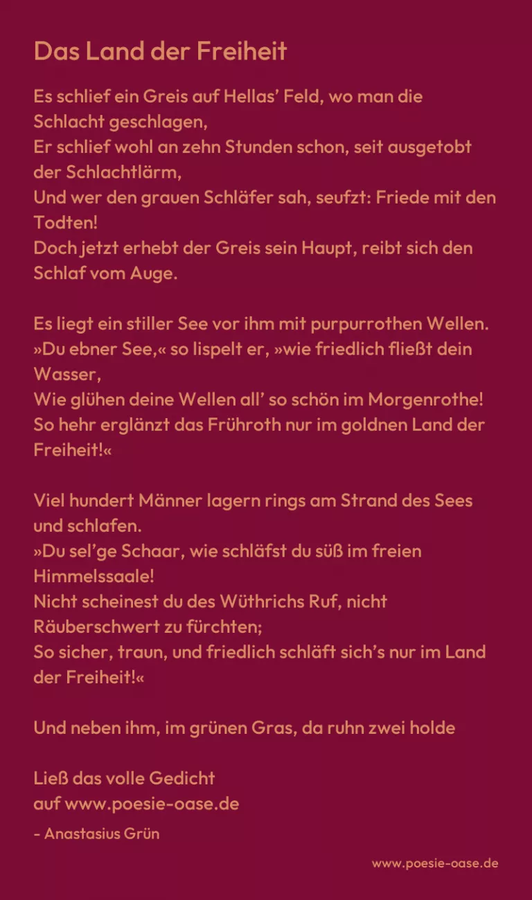 Das Land der Freiheit