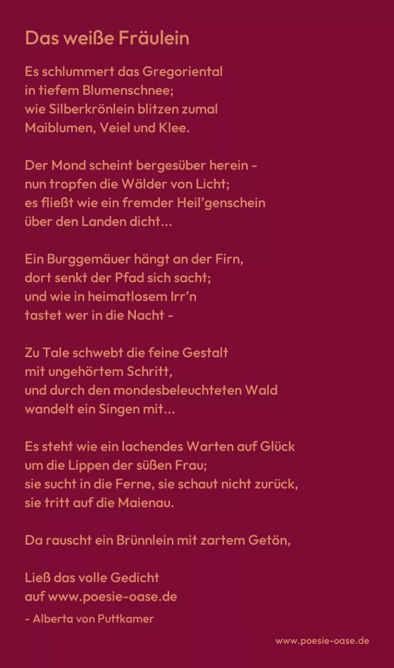 Das weiße Fräulein