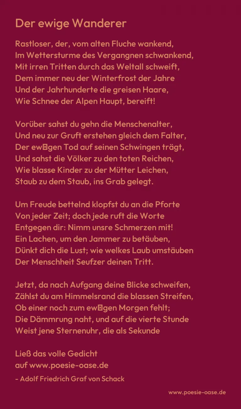 Der ewige Wanderer