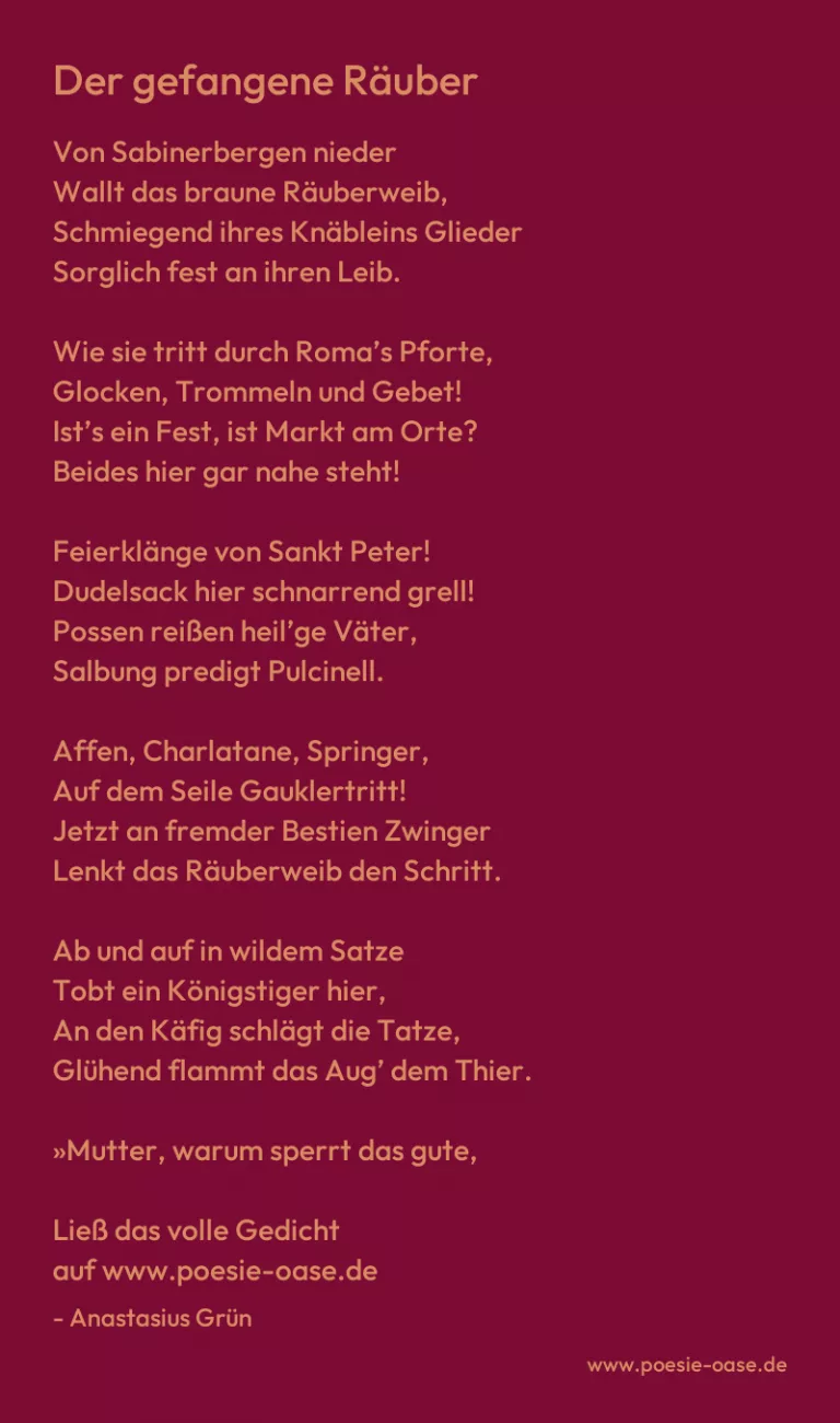 Der gefangene Räuber