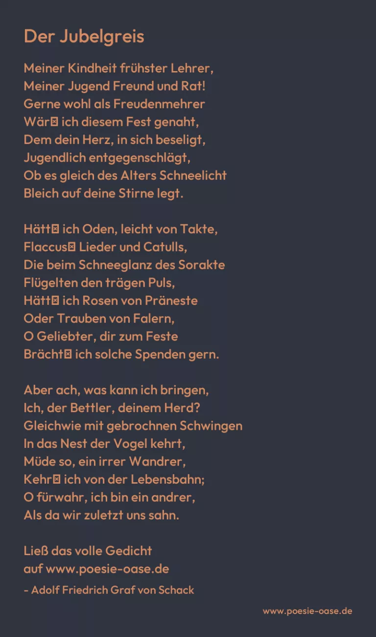 Der Jubelgreis
