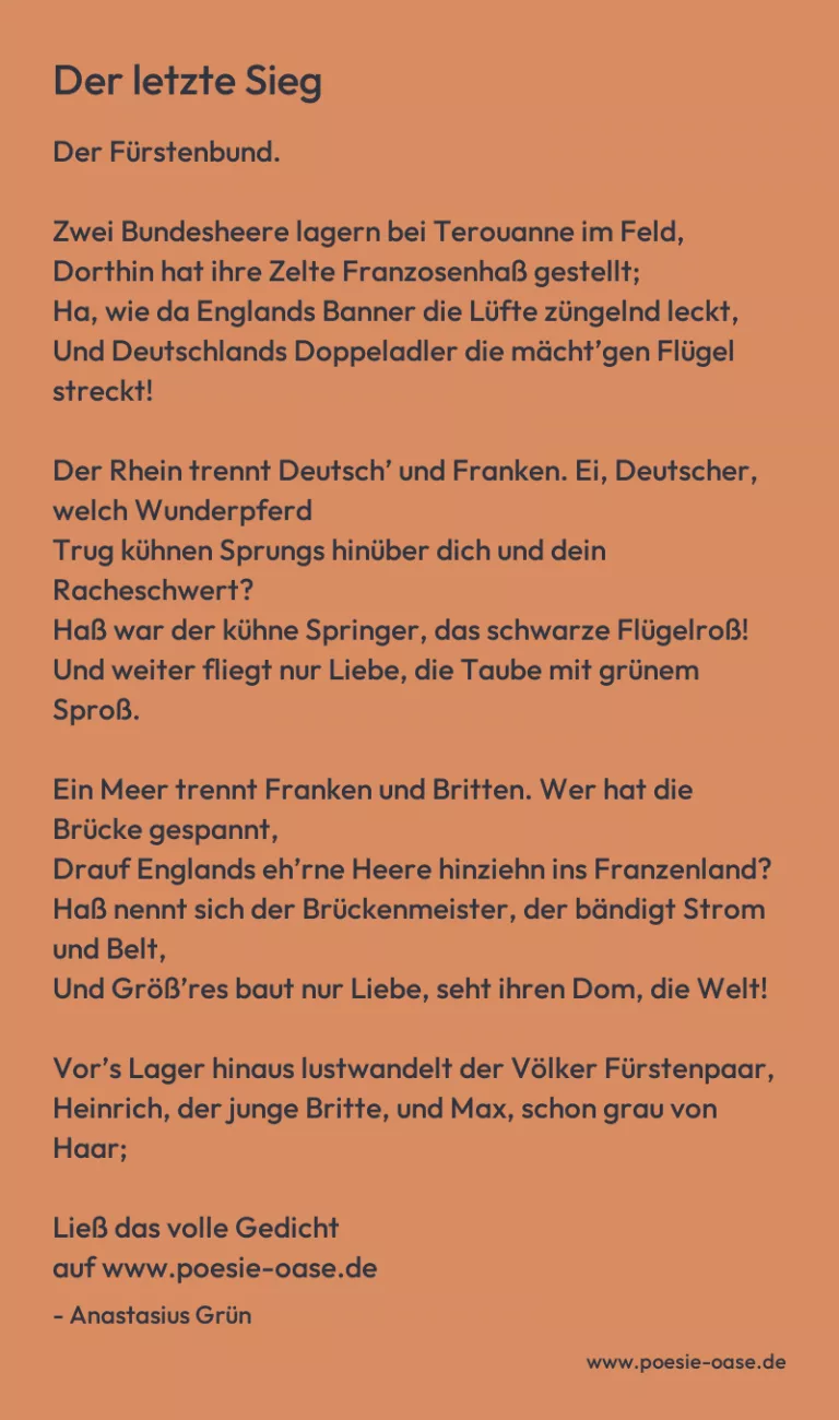 Der letzte Sieg