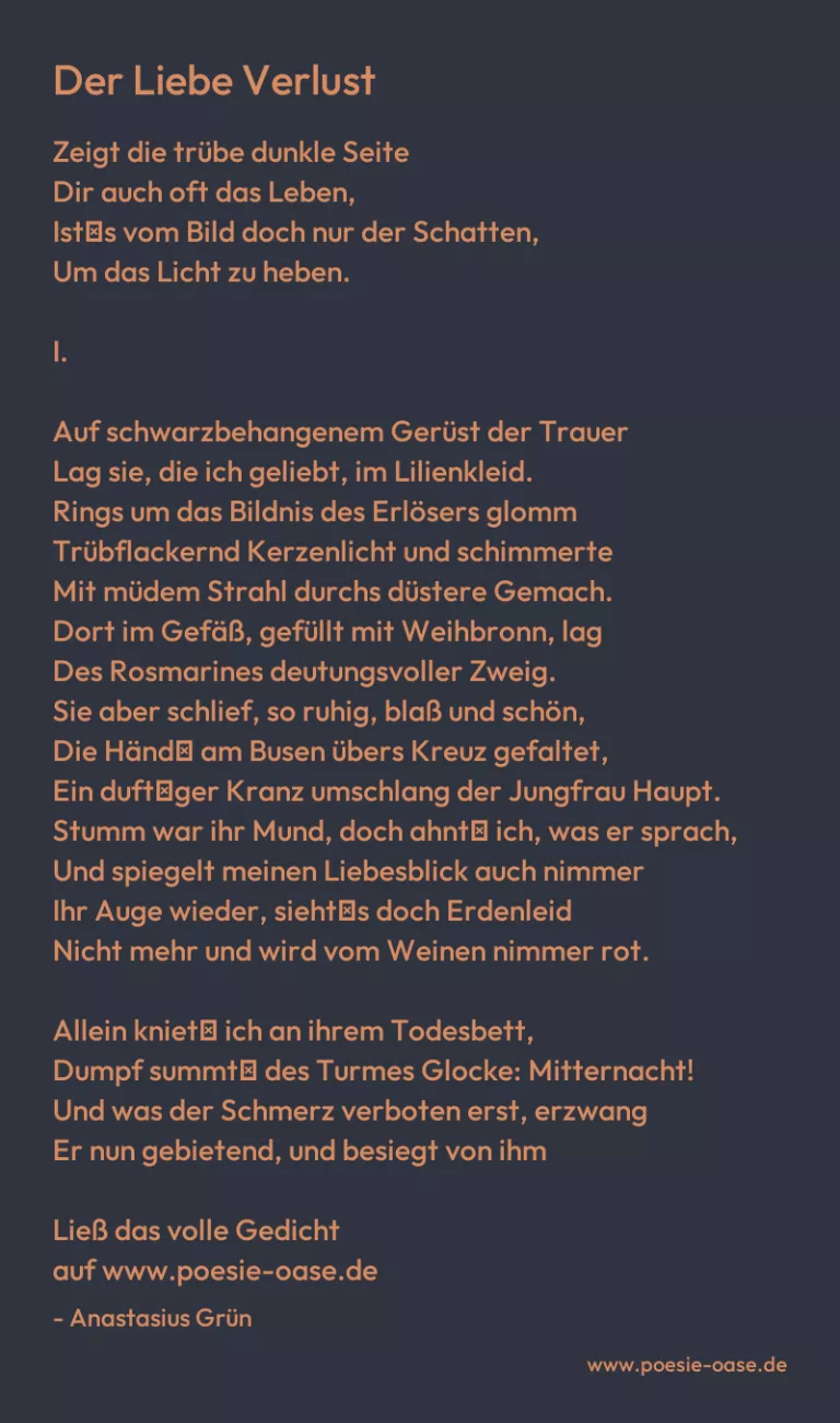 Der Liebe Verlust