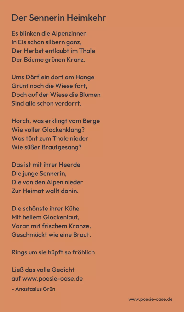 Der Sennerin Heimkehr