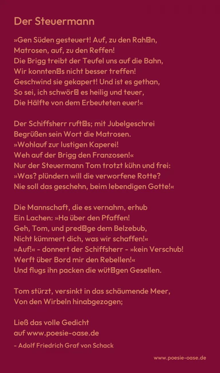 Der Steuermann