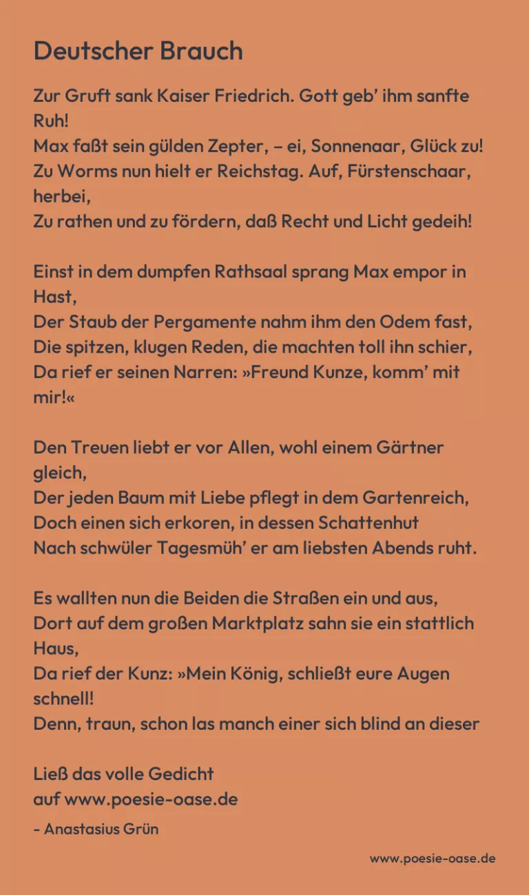 Deutscher Brauch