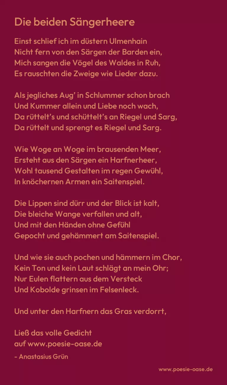 Die beiden Sängerheere