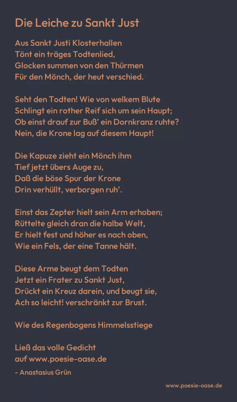 Die Leiche zu Sankt Just