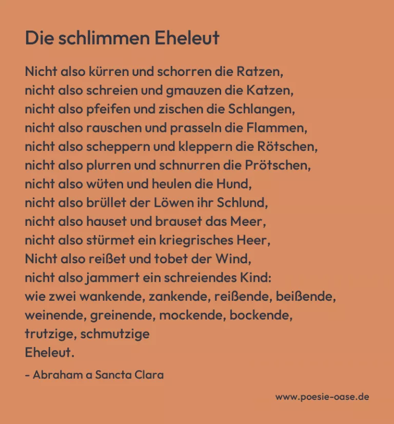 Die schlimmen Eheleut