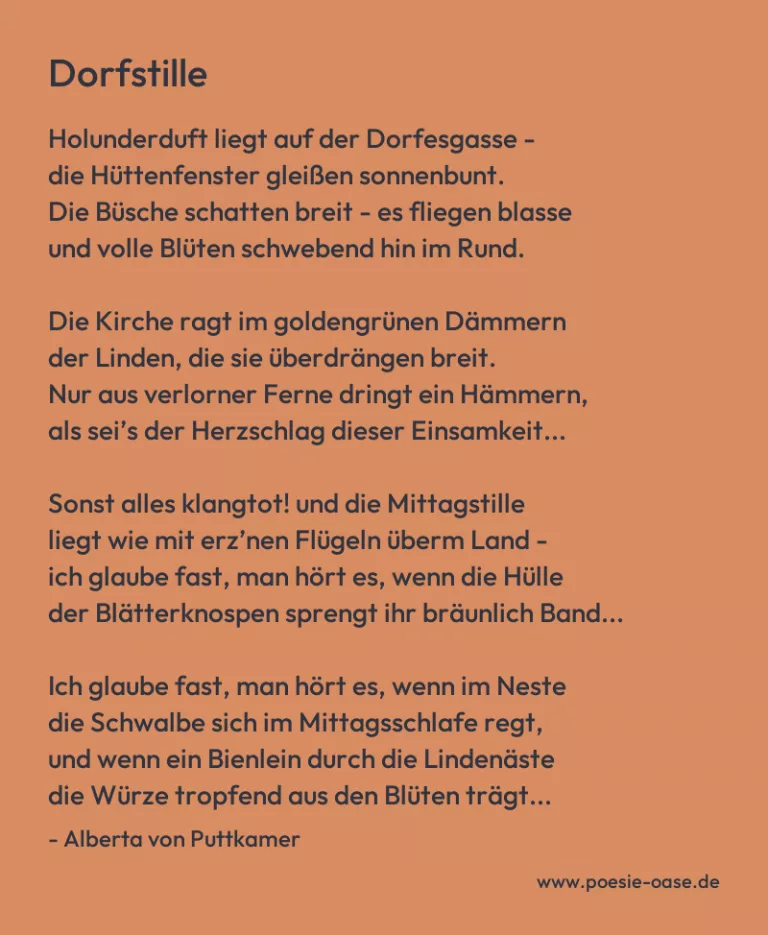 Dorfstille