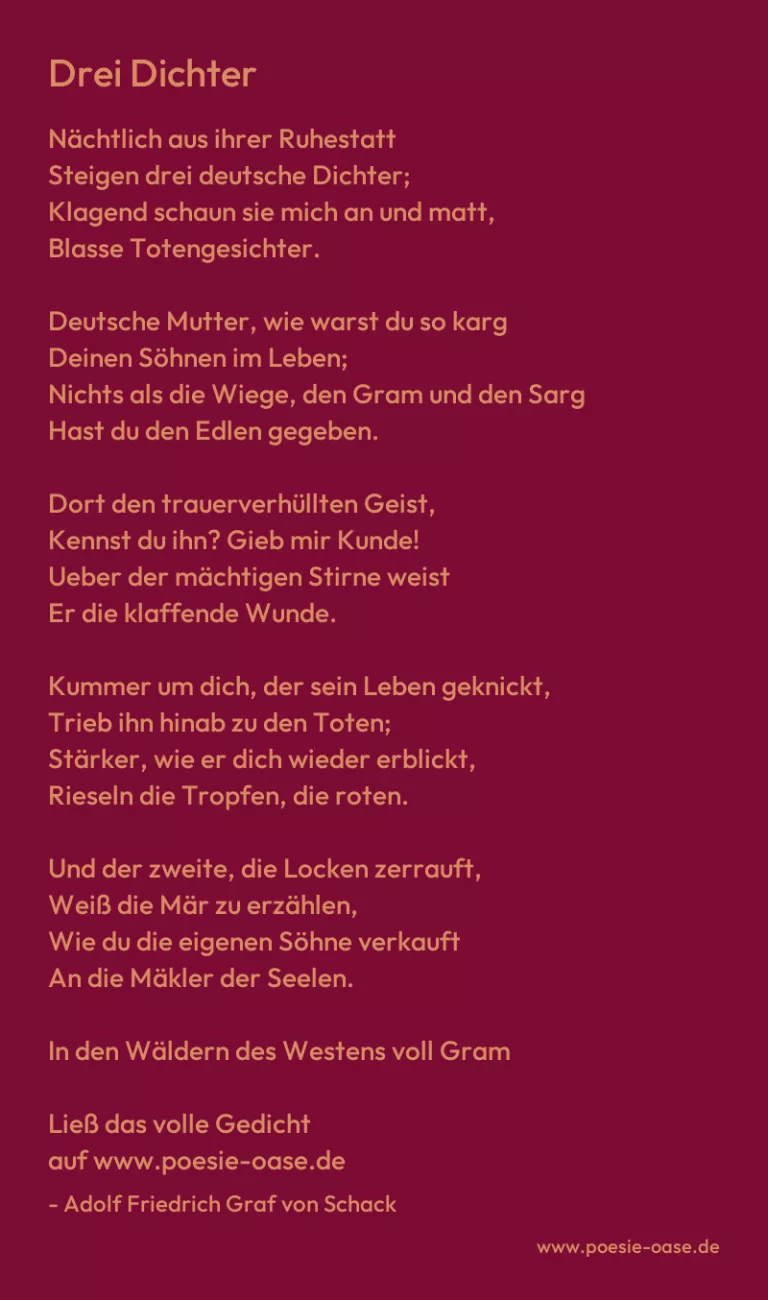 Drei Dichter